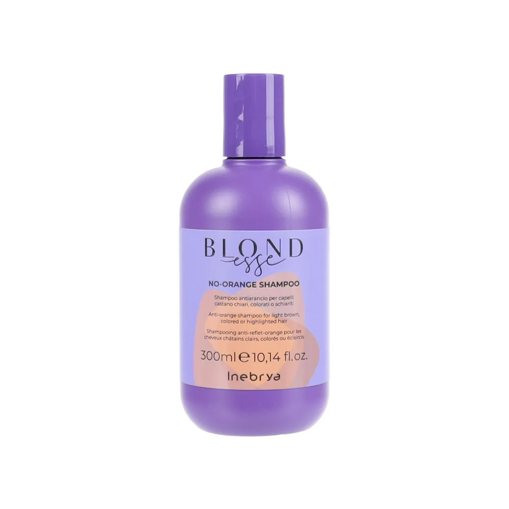 Inebrya Blondesse No-Orange Shampoo Oranže toone neutraliseeriv šampoon värvitud juustele